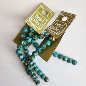 Bead gallery Aqua Reconstituted Stone bead strands, Stone Beads, Destash